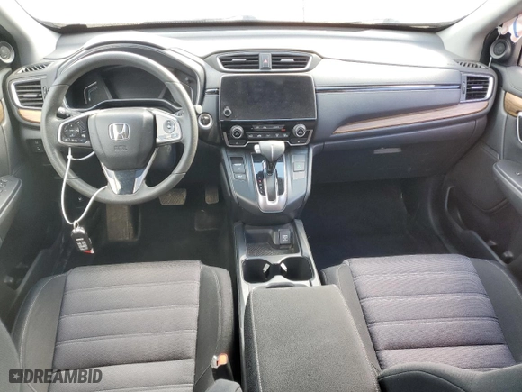2018 Honda CR-V EX with VIN 2HKRW2H58JH637787, listed as a Copart auction lot 46635325 with 55,747 mi miles and Salvage Title. Bid and sale history available at carsss.com. Image 8.