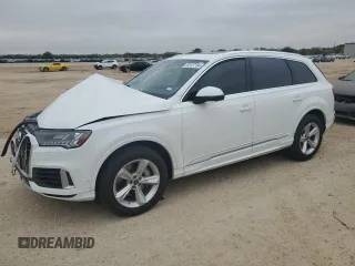 2023 Audi Q7 Premium Plus with VIN WA1LCBF74PD021578, listed as a Copart auction lot 82127134 with 23,923 mi miles and Salvage title. Bid and sale history available at DreamBid. Image 1.