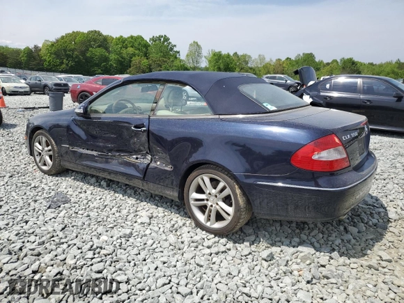 2006 Mercedes-Benz CLK 350 with VIN WDBTK56GX6T064240, listed as a Copart auction lot 53716385 with 166,382 mi miles and Salvage Title. Bid and sale history available at DreamBid. Image 2.