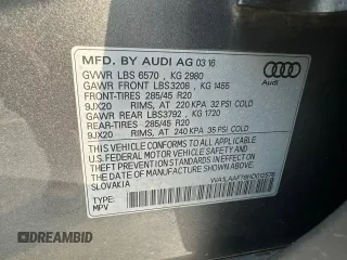 2017 Audi Q7 Premium Plus z VIN WA1LAAF78HD012576, wystawiony jako Copart lot #59867885 z przebiegiem 122 030 mil mil oraz Czysty tytuł • Clean title. Historia ofert i sprzedaży dostępna na DreamBid. Obrazek 10.