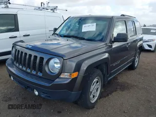 2016 Jeep Patriot Sport SE with VIN 1C4NJPBA1GD722176, listed as a IAAI auction lot 41549744 with 108,550 mi miles and . Bid and sale history available at carsss.com. Image 6.