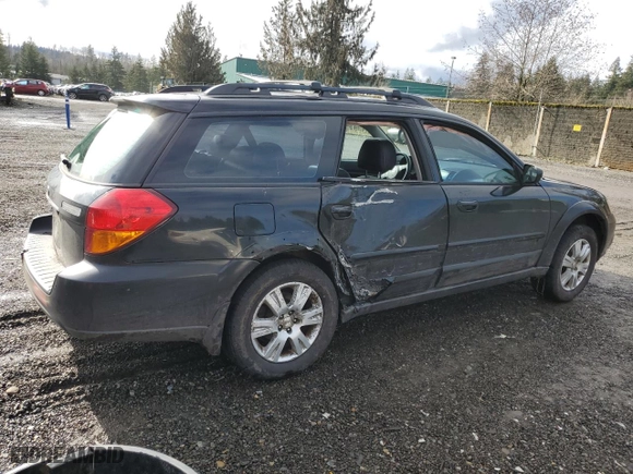 2005 Subaru Legacy Wagon (Natl) Outback Ltd with VIN 4S4BP62CX57352060, listed as a Copart auction lot 45987935 with 218,584 mi miles and Salvage Title. Bid and sale history available at carsss.com. Image 3.