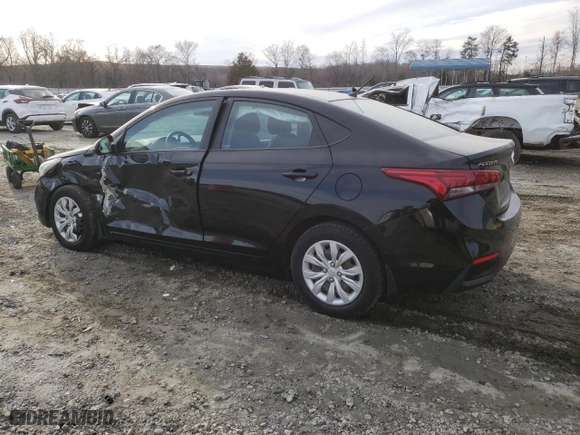 2021 Hyundai Accent SE with VIN 3KPC24A68ME138996, listed as a Copart auction lot 45197065 with 87,065 mi miles and Salvage Title. Bid and sale history available at carsss.com. Image 2.
