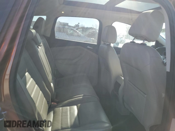 2017 Ford Escape Titanium with VIN 1FMCU9JDXHUA78843, listed as a Copart auction lot 42809485 with 93,562 mi miles and Salvage Title. Bid and sale history available at carsss.com. Image 12.