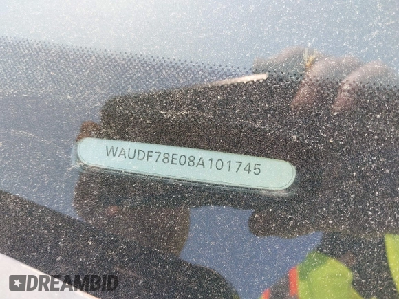 2008 Audi A4 2.0T z VIN WAUDF78E08A101745, wystawiony jako IAAI lot #42432878 z przebiegiem 206 370 mil mil oraz . Historia ofert i sprzedaży dostępna na DreamBid. Obrazek 9.