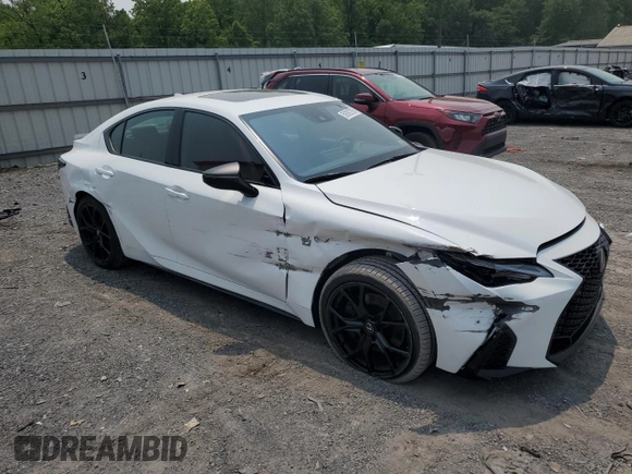 2025 Lexus IS 350 F Sport z VIN JTHGZ1E24S5038257, wystawiony jako Copart lot #59392785 z przebiegiem 2 007 mil mil oraz Czysty tytuł • Clean title. Historia ofert i sprzedaży dostępna na DreamBid. Obrazek 4.