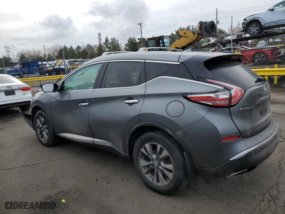 2015 Nissan Murano SL with VIN 5N1AZ2MH9FN207953, listed as a Copart auction lot 47143625 with 133,399 mi miles and Salvage Title. Bid and sale history available at carsss.com. Image 2.