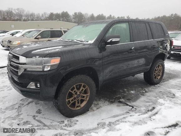 2020 Toyota Land Cruiser with VIN JTMCY7AJ9L4093278, listed as a Copart auction lot 43020955 with 37,545 mi miles and Salvage Title. Bid and sale history available at carsss.com. Image 1.