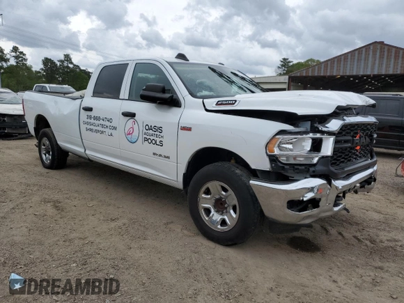 2020 Ram 2500 Tradesman with VIN 3C7WR4HJ0LG307787, listed as a Copart auction lot 51241605 with 0 mi miles and Salvage Title. Bid and sale history available at carsss.com. Image 4.