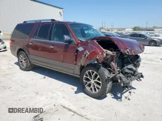 2015 Ford Expedition Max XLT with VIN 1FMJK1JT2FEF16655, listed as a Copart auction lot 52259425 with 157,242 mi miles and Salvage title. Bid and sale history available at DreamBid. Image 4.