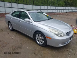 2005 Lexus ES 330 with VIN JTHBA30G855131626, listed as a IAAI auction lot 41979272 with 115,275 mi miles. Bid and sale history available at carsss.com. Image 1.