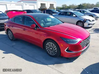 2022 Hyundai Sonata Hybrid Limited with VIN KMHL54JJ3NA039045, listed as a IAAI auction lot 41694476 with 40,818 mi miles. Bid and sale history available at carsss.com. Image 1.