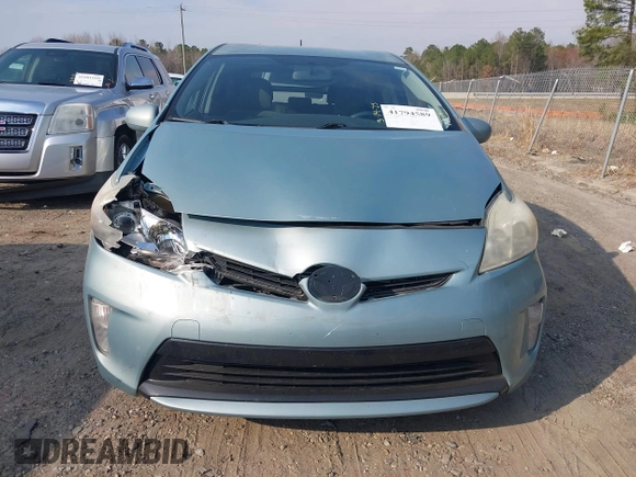 2013 Toyota Prius One with VIN JTDKN3DU3D5680090, listed as a IAAI auction lot 41794589 with 132,328 mi miles. Bid and sale history available at carsss.com. Image 12.