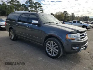 2017 Ford Expedition EL Platinum with VIN 1FMJK1MT9HEA49295, listed as a Copart auction lot 87801575 with 145,798 mi miles and Salvage Title. Bid and sale history available at carsss.com. Image 4.