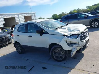 2020 Ford EcoSport S with VIN MAJ6S3FL6LC337367, listed as a IAAI auction lot 41892241 with 160,862 mi miles and . Bid and sale history available at DreamBid. Image 13.