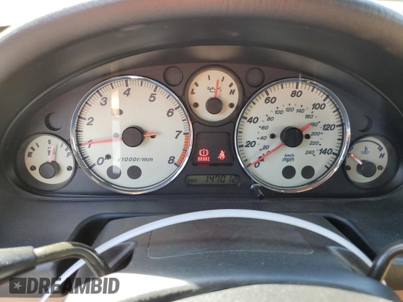 2001 Mazda MX-5 Miata with VIN JM1NB353810204843, listed as a Copart auction lot 51855565 with 147,012 mi miles and Salvage Title. Bid and sale history available at DreamBid. Image 9.