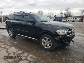 2012 Dodge Durango Crew with VIN 1C4RDJDG3CC158683, listed as a Copart auction lot 49988005 with 172,748 mi miles and Salvage Title. Bid and sale history available at DreamBid. Image 4.