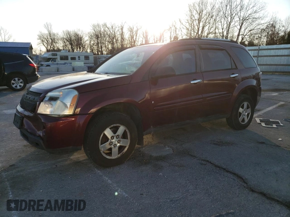 2007 Chevrolet Equinox LS with VIN 2CNDL13F676036447, listed as a Copart auction lot 48594585 with 236,530 mi miles and Salvage Title. Bid and sale history available at carsss.com. Image 1.
