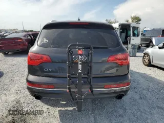 2013 Audi Q7 Premium Plus with VIN WA1LGAFE4DD007575, listed as a Copart auction lot 59078855 with 132,428 mi miles and Salvage title. Bid and sale history available at DreamBid. Image 6.