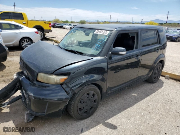 2009 Scion xB with VIN JTLKE50E191090130, listed as a Copart auction lot 53102955 with 203,312 mi miles and Salvage Title. Bid and sale history available at carsss.com. Image 1.