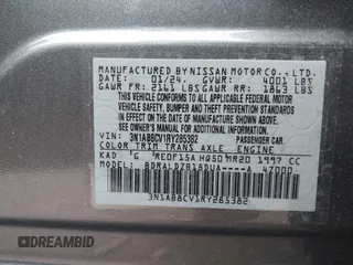 2024 Nissan Sentra SV with VIN 3N1AB8CV1RY285382, listed as a IAAI auction lot 41738171 with 3,090 mi miles and . Bid and sale history available at DreamBid. Image 9.