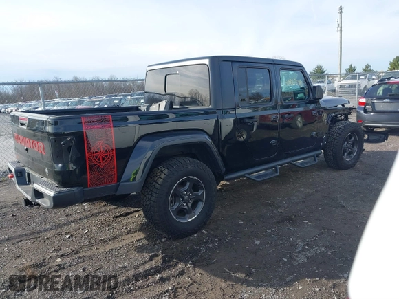 2022 Jeep Gladiator Texas Trail with VIN 1C6HJTAG1NL152167, listed as a IAAI auction lot 40815298 with 1,111 mi miles. Bid and sale history available at carsss.com. Image 4.