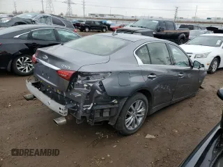 2020 Infiniti Q50 3.0t LUXE with VIN JN1EV7AR1LM254782, listed as a Copart auction lot 51922925 with Not Provided miles and Salvage Title. Bid and sale history available at carsss.com. Image 3.