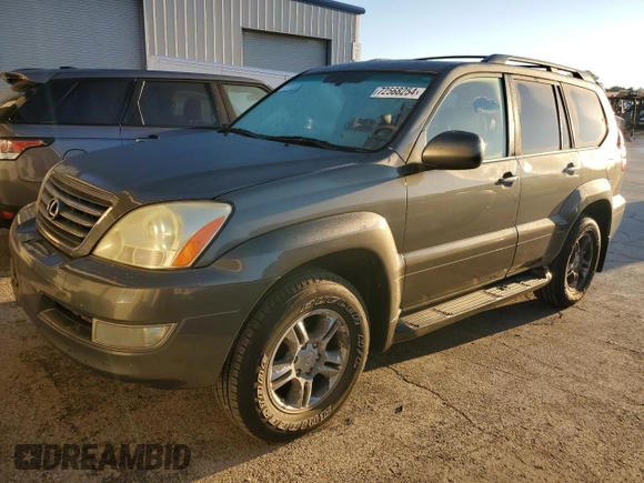 2006 Lexus GX 470 with VIN JTJBT20X160125409, listed as a Copart auction lot 72568254 with 236,239 mi miles and Clean Title. Bid and sale history available at DreamBid. Image 1.