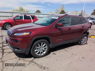 2018 Jeep Cherokee Limited z VIN 1C4PJMDX4JD597223, wystawiony jako Copart lot #53051655 z przebiegiem 18 579 mil mil oraz Szkoda całkowita • Salvage title. Historia ofert i sprzedaży dostępna na DreamBid. Obrazek 1.