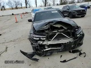 2020 BMW 3 Series 330i xDrive with VIN 3MW5R7J01L8B21498, listed as a Copart auction lot 49526285 with 76,575 mi miles and Salvage Title. Bid and sale history available at carsss.com. Image 10.