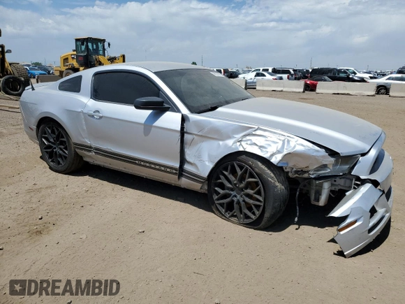2013 Ford Mustang V6 with VIN 1ZVBP8AM3D5214085, listed as a Copart auction lot 56523095 with 165,050 mi miles and Salvage title. Bid and sale history available at DreamBid. Image 4.