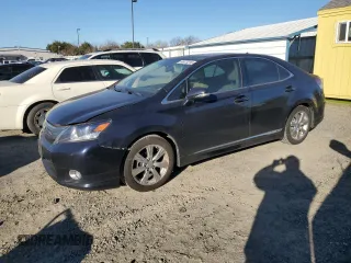 2010 Lexus HS 250h with VIN JTHBB1BA2A2005333, listed as a Copart auction lot 88473215 with 212,186 mi miles and Salvage Title. Bid and sale history available at DreamBid. Image 1.