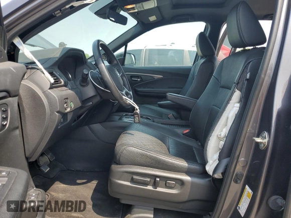 2019 Honda Passport EX-L with VIN 5FNYF8H51KB005843, listed as a Copart auction lot 59501565 with 47,051 mi miles and Salvage title. Bid and sale history available at DreamBid. Image 7.