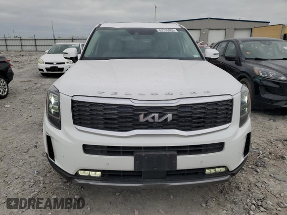 2022 Kia Telluride SX with VIN 5XYP5DHC4NG246878, listed as a Copart auction lot 53705855 with 58,265 mi miles and Salvage title. Bid and sale history available at DreamBid. Image 5.