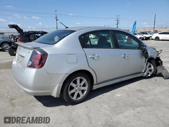 2012 Nissan Sentra S with VIN 3N1AB6AP5CL742840, listed as a Copart auction lot 51659185 with 130,430 mi miles and Salvage title. Bid and sale history available at DreamBid. Image 3.