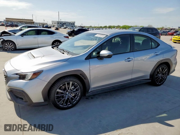 2024 Subaru WRX Premium with VIN JF1VBAH64R9809305, listed as a Copart auction lot 51213245 with 2,496 mi miles and Salvage title. Bid and sale history available at DreamBid. Image 1.