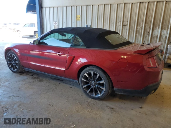 2011 Ford Mustang GT with VIN 1ZVBP8FF7B5153654, listed as a Copart auction lot 81257634 with 48,879 mi miles and Salvage Title. Bid and sale history available at DreamBid. Image 2.