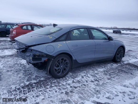 2024 Hyundai IONIQ 6 Limited with VIN KMHM54AC5RA054187, listed as a Copart auction lot 84738604 with 17,457 mi miles and Salvage Title. Bid and sale history available at carsss.com. Image 3.
