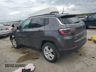 2022 Jeep Compass Latitude with VIN 3C4NJDBB2NT124371, listed as a Copart auction lot 55983855 with Not provided miles and Salvage title. Bid and sale history available at DreamBid. Image 2.