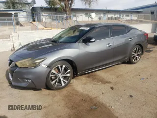 2018 Nissan Maxima Platinum z VIN 1N4AA6AP4JC367909, wystawiony jako Copart lot #58500195 z przebiegiem 156 520 mil mil oraz Szkoda całkowita • Salvage title. Historia ofert i sprzedaży dostępna na DreamBid. Obrazek 1.