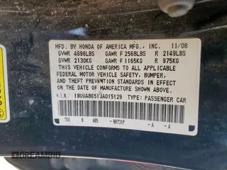 2009 Acura TL Tech with VIN 19UUA86519A015129, listed as a Copart auction lot 53135195 with 235,278 mi miles and Salvage Title. Bid and sale history available at carsss.com. Image 12.