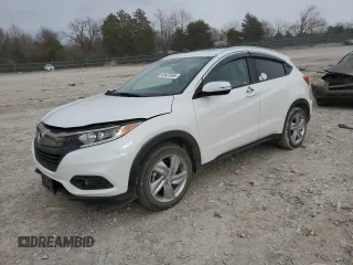 2019 Honda HR-V EX with VIN 3CZRU5H54KM729041, listed as a Copart auction lot 48437665 with 49,075 mi miles and Clean Title. Bid and sale history available at carsss.com. Image 1.