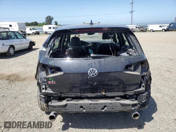 2019 Volkswagen Golf GTI S with VIN 3VW5T7AU7KM029516, listed as a Copart auction lot 53509345 with 10,221 mi miles and Salvage Title. Bid and sale history available at carsss.com. Image 6.