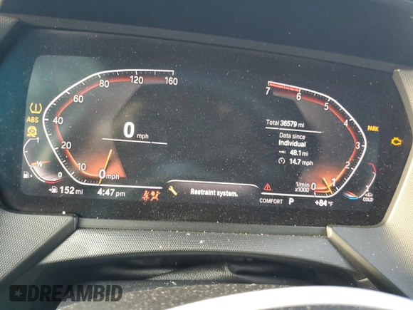 2022 BMW 2 Series 228i z VIN WBA53AK05N7K45372, wystawiony jako Copart lot #80042754 z przebiegiem 36 579 mil mil oraz Szkoda całkowita • Salvage title. Historia ofert i sprzedaży dostępna na DreamBid. Obrazek 9.