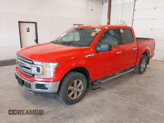2018 Ford F-150 XL with VIN 1FTEW1E55JFA81946, listed as a IAAI auction lot 42128253 with 129,975 mi miles. Bid and sale history available at carsss.com. Image 17.