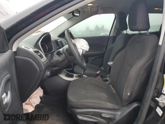 2019 Jeep Compass Sport with VIN 3C4NJCAB1KT850956, listed as a Copart auction lot 47851285 with 26,301 mi miles and Salvage title. Bid and sale history available at DreamBid. Image 7.