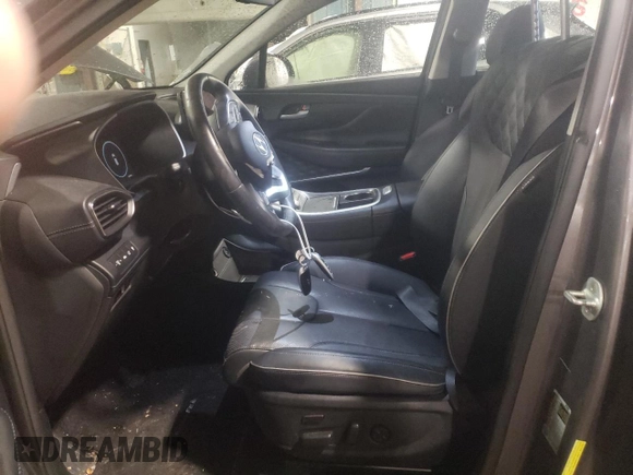 2021 Hyundai Santa Fe Hybrid Limited with VIN KM8S5DA12MU006711, listed as a Copart auction lot 39544344 with 14,145 mi miles and Salvage Title. Bid and sale history available at carsss.com. Image 7.