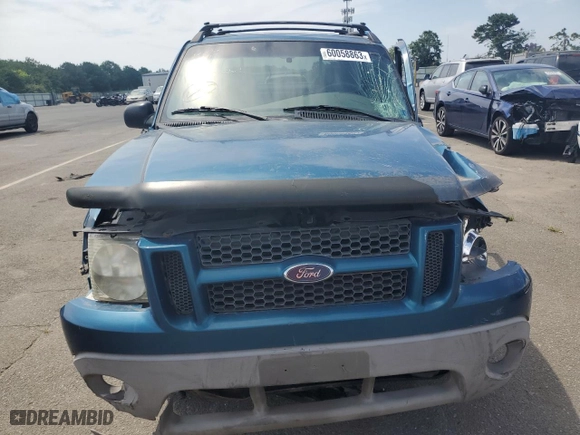 2001 Ford Explorer Sport Trac with VIN 1FMZU77E91UC28669, listed as a Copart auction lot 76438624 with 128,484 mi miles and Non Repairable. Bid and sale history available at carsss.com. Image 5.