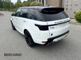 2020 Land Rover Range Rover Sport HST with VIN SALWS2RU1LA726169, listed as a Copart auction lot 57899135 with 87,478 mi miles and Clean title. Bid and sale history available at DreamBid. Image 3.