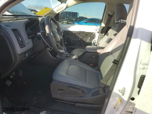 2020 Chevrolet Colorado 2WD Work Truck with VIN 1GCGSBEA9L1100733, listed as a Copart auction lot 43152125 with 61,713 mi miles and Salvage Title. Bid and sale history available at carsss.com. Image 7.